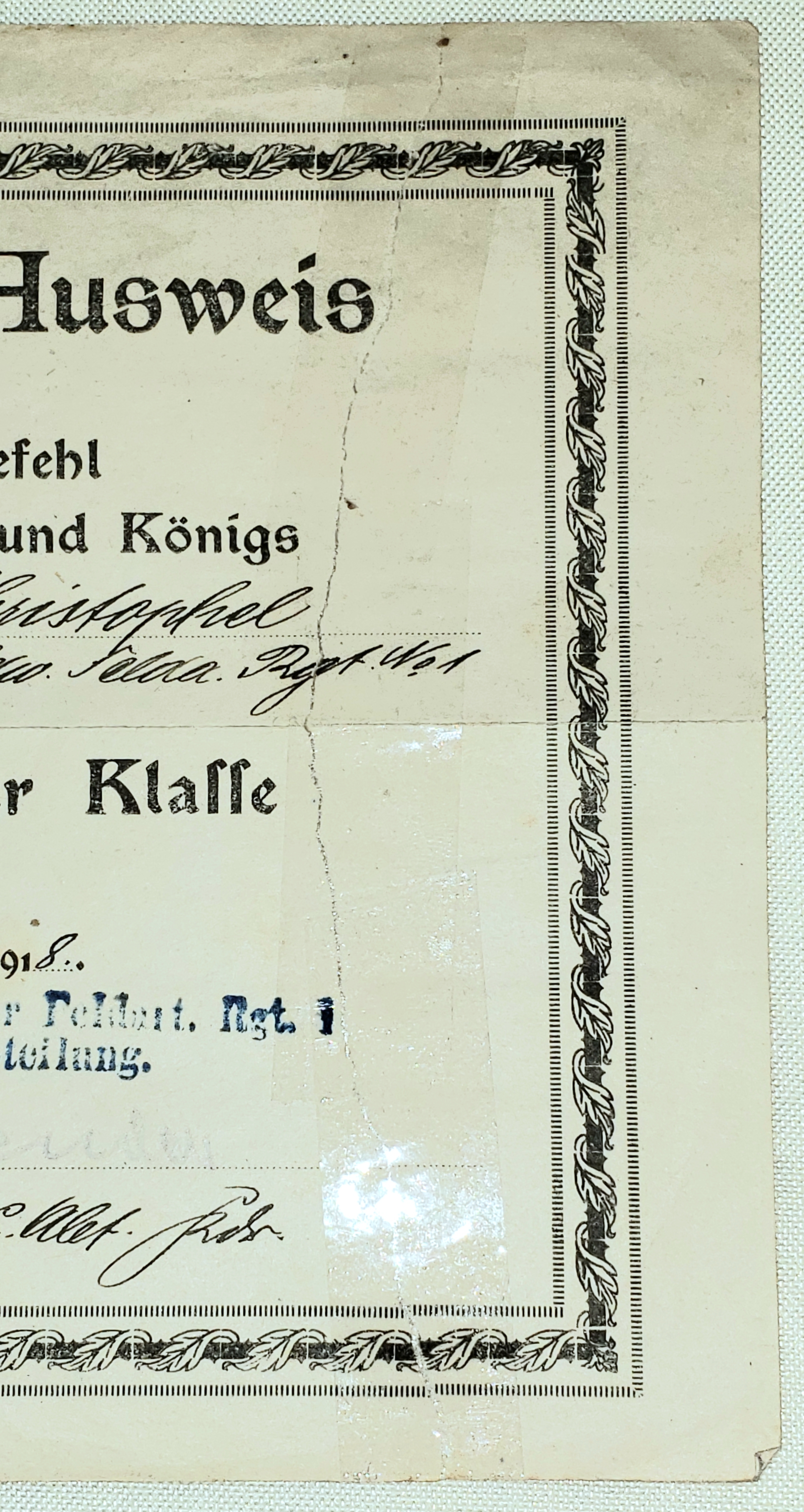 German Imperial - WW1, Weimar Republic.