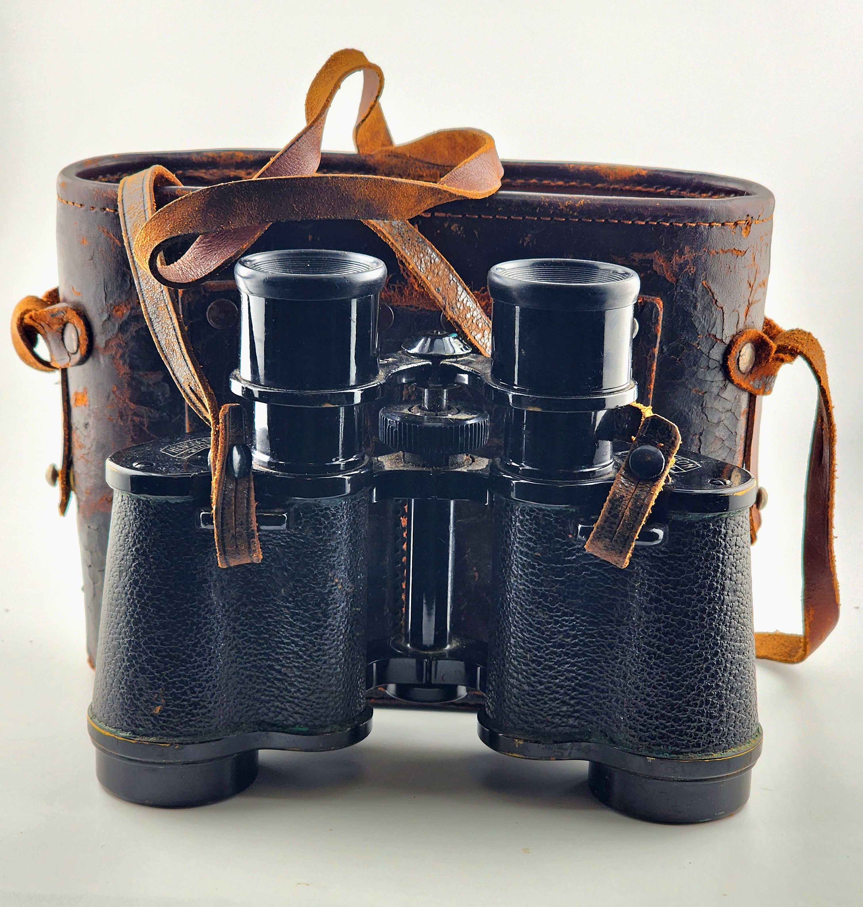 Cased  8×30 Power Field Binoculars. 
