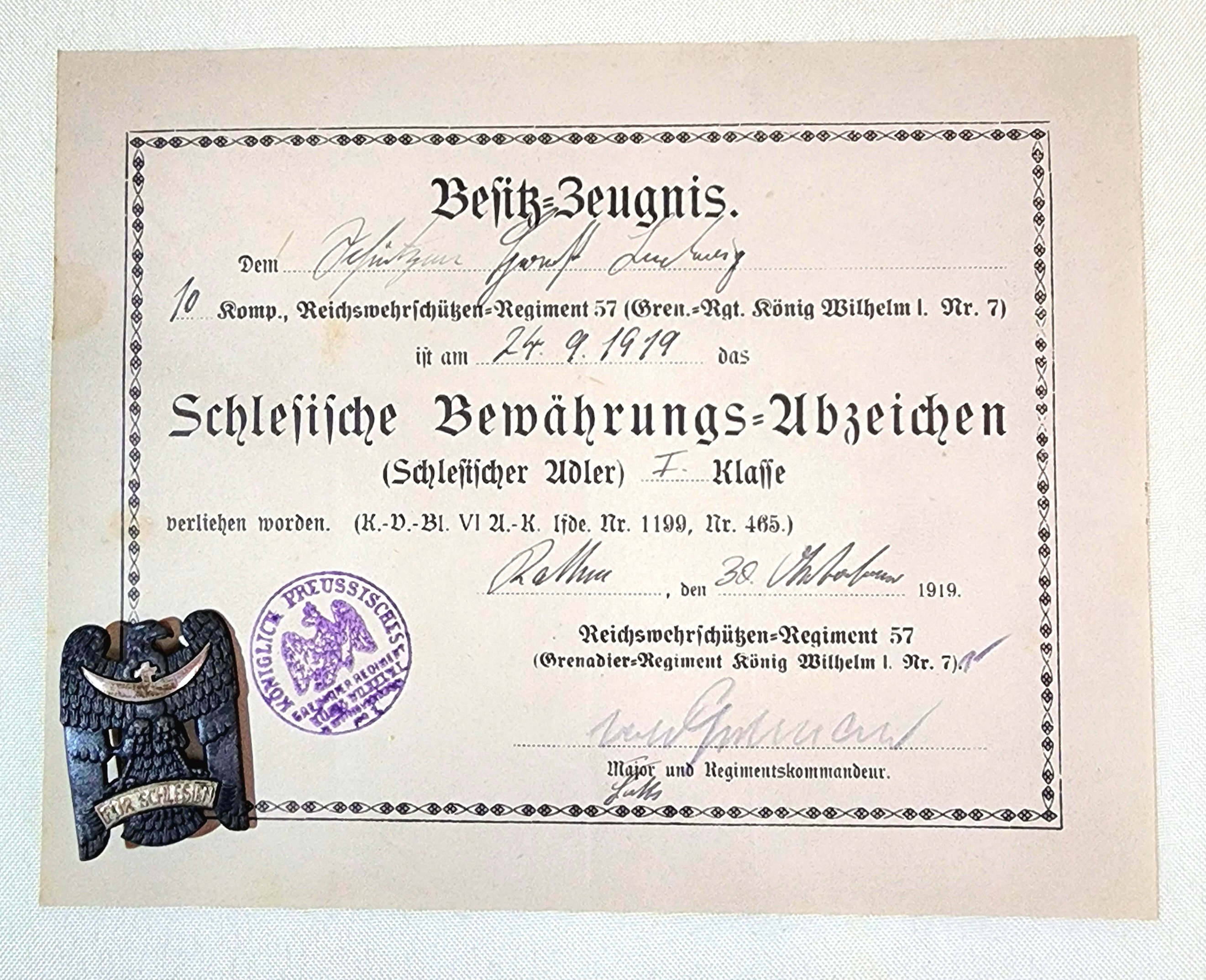 German Imperial - WW1, Weimar Republic.