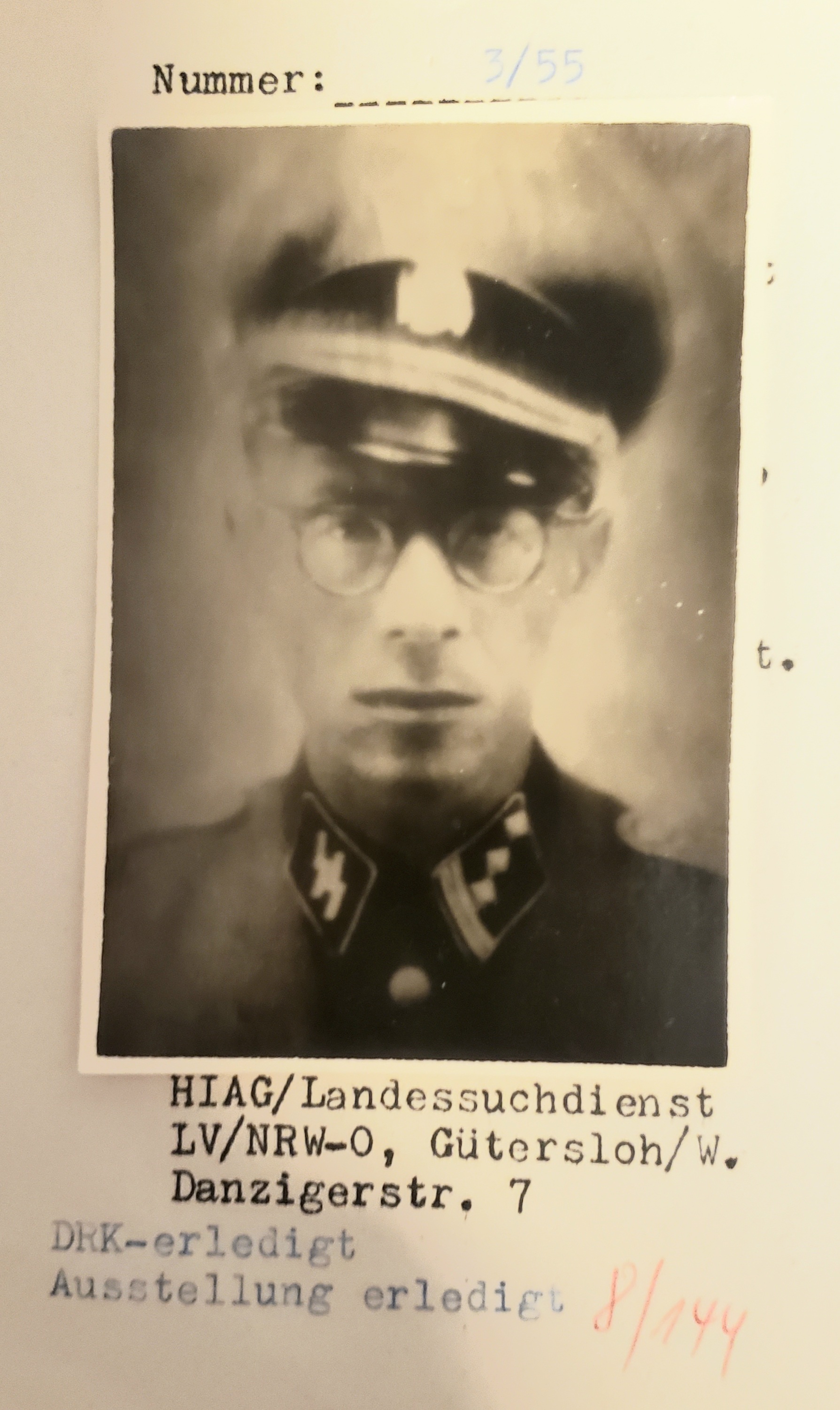 Awards, Documents to SS - soldiers.
