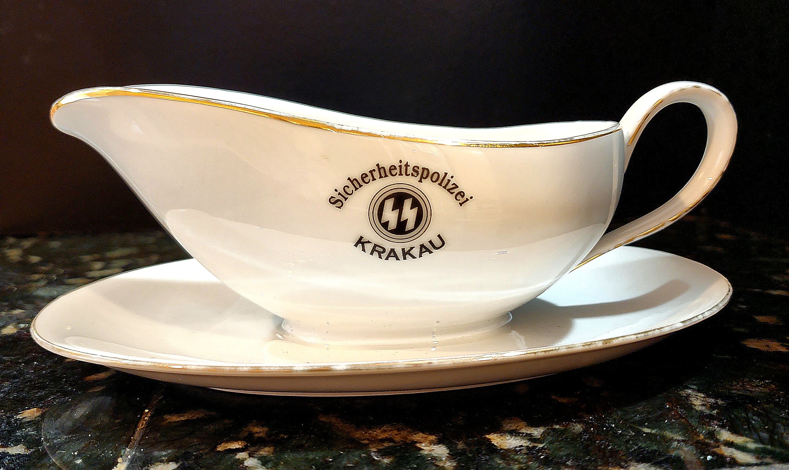 SS - Security Police- Gravy Boat. 