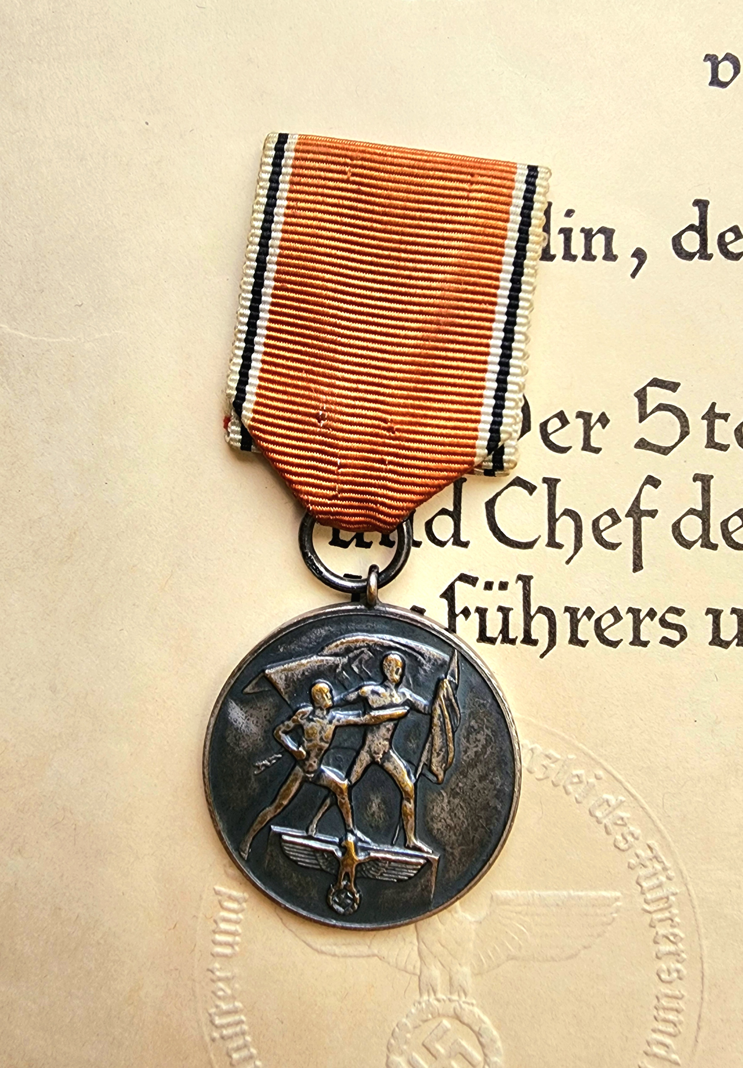 Awards, Documents to SS - soldiers.