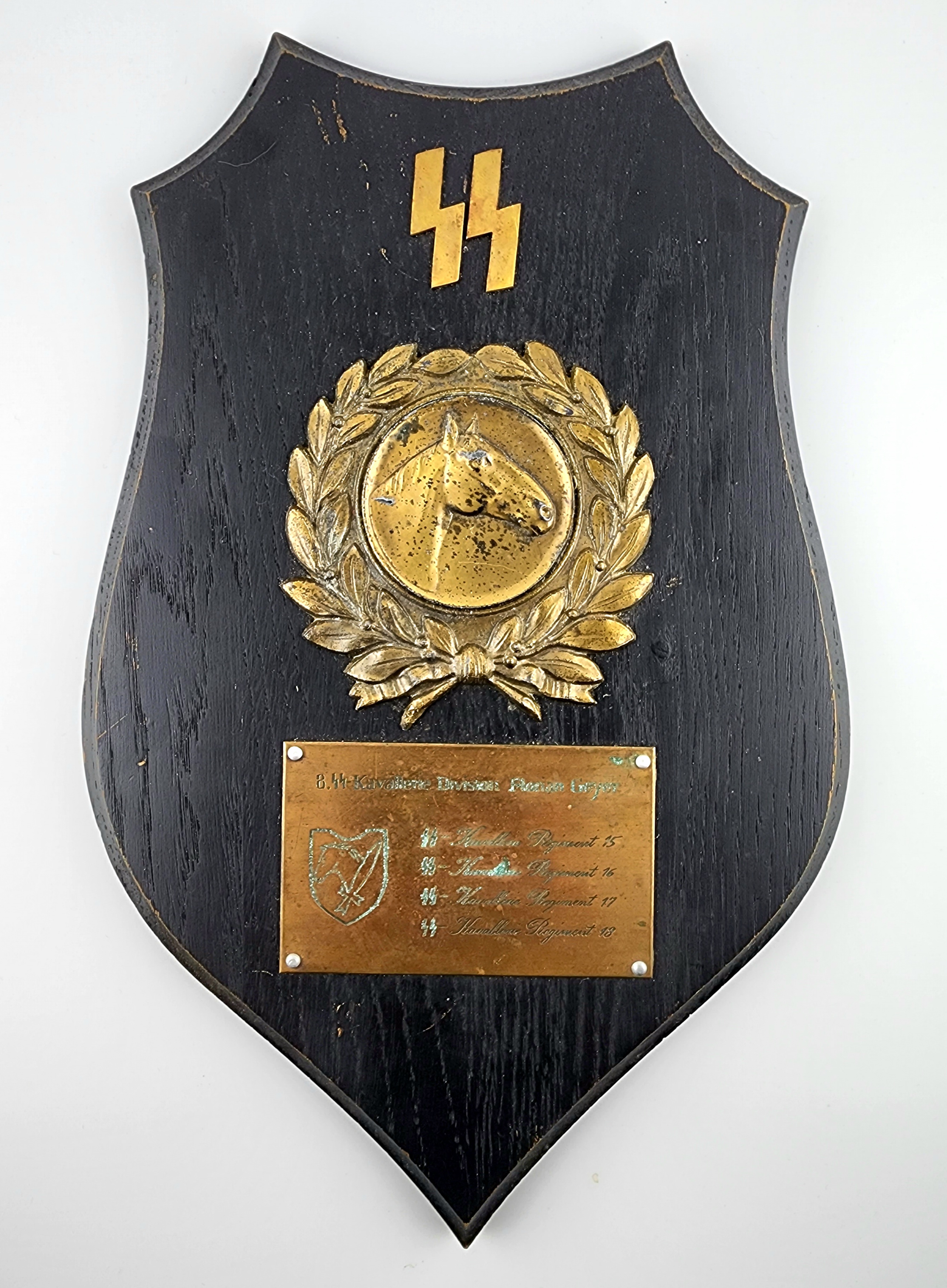 8th SS Cavalry Division "FLORIAN GEYER ", Commemorative Plaque.