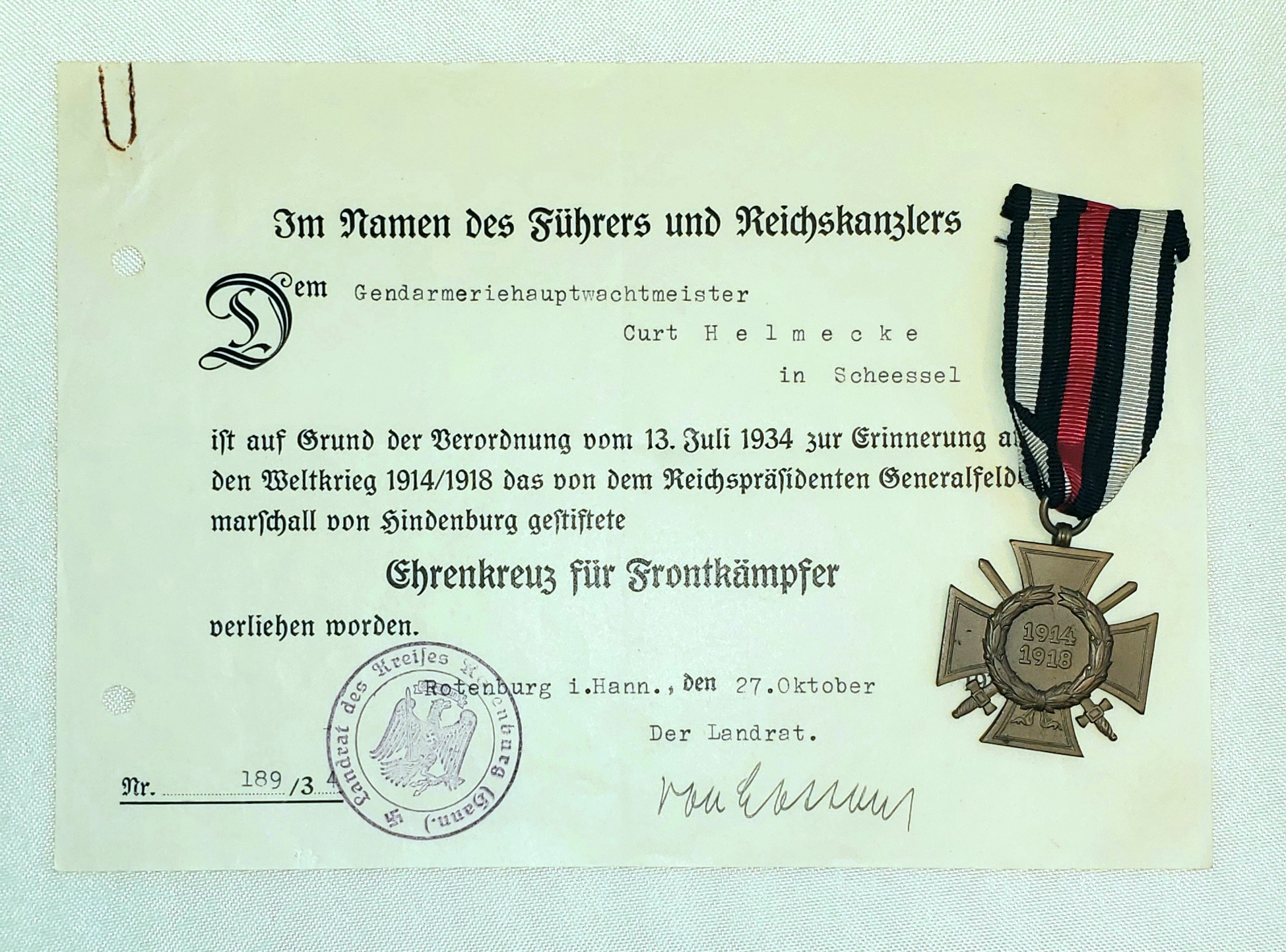 National and Civil Organization Awards and related items.