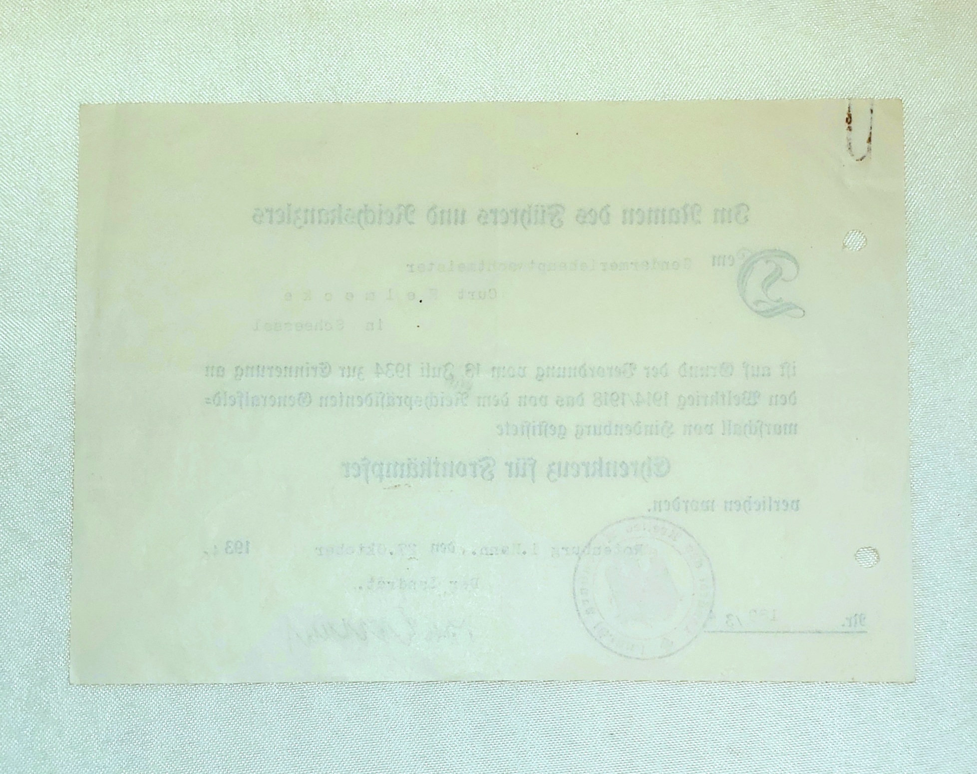 National and Civil Organization Awards and related items.