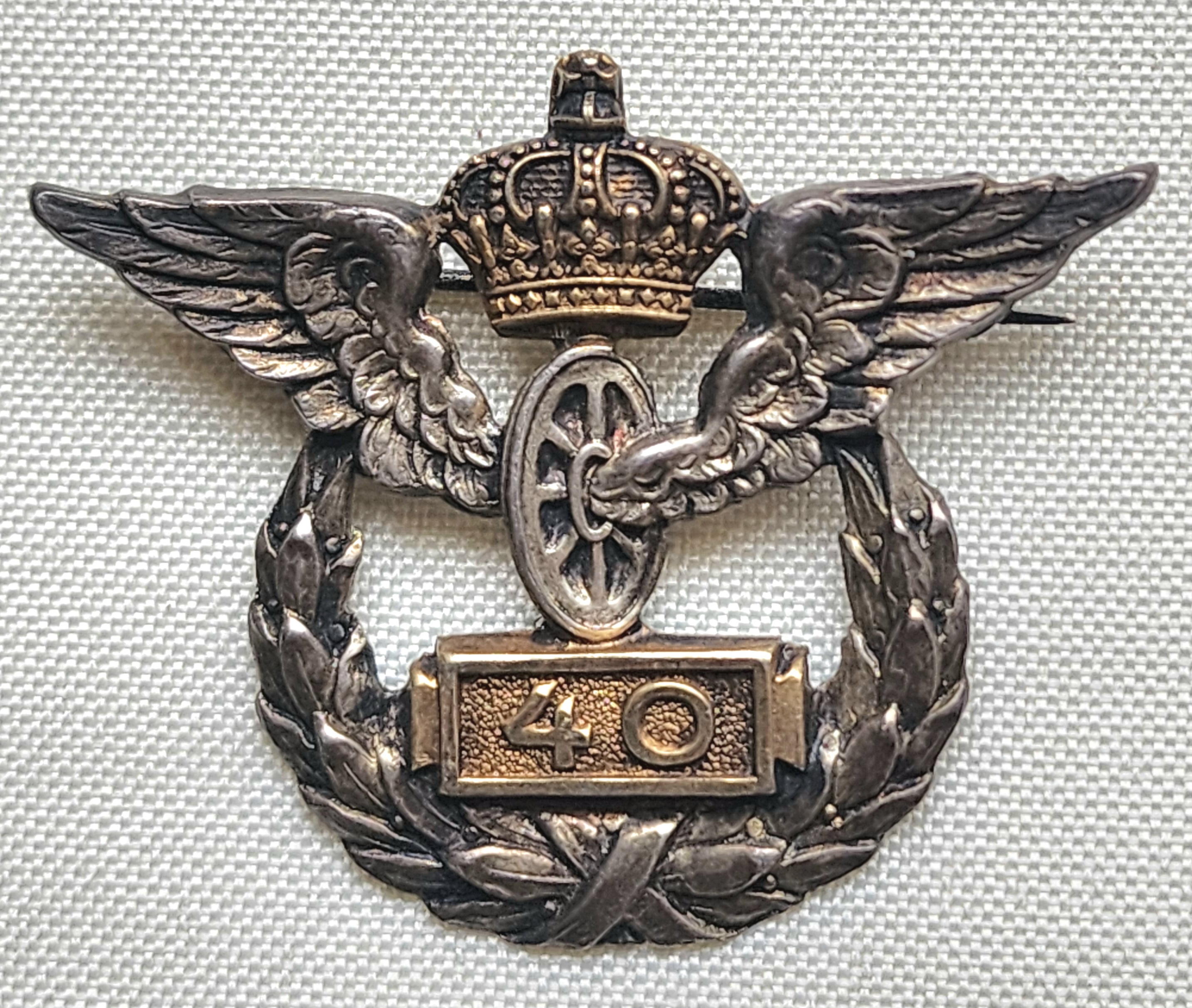 Germany, Imperial. A Prussian State Railway 40- Year Long Service Badge Johann Wagner &  Sohn