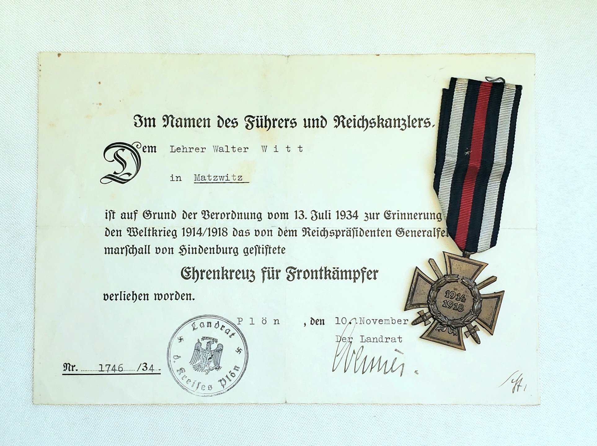 National and Civil Organization Awards and related items.