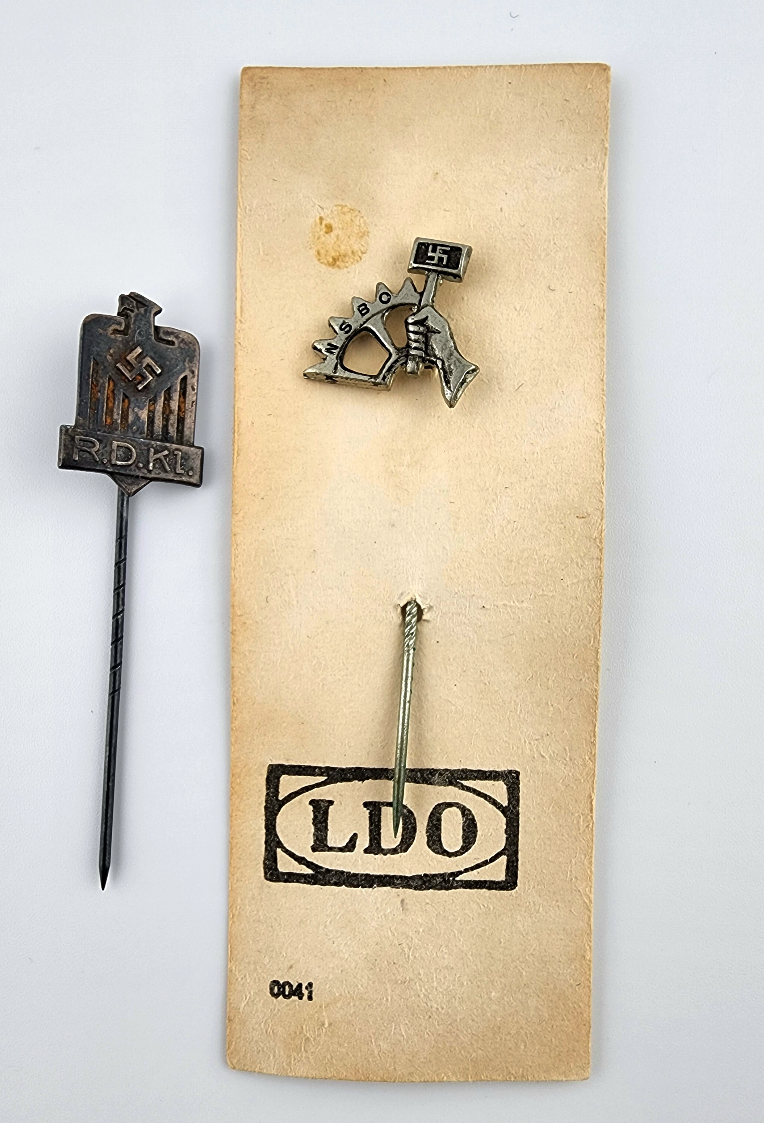 Stickpins, Miniature and Ribbon Bars.